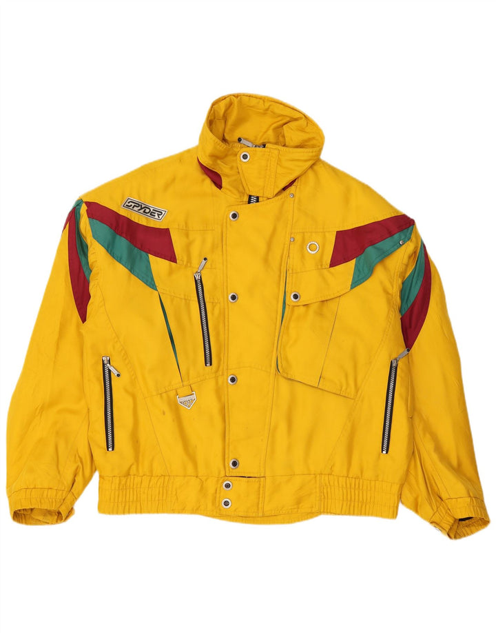 SPYDER muška skijaška jakna UK 42 XL poliester žute boje