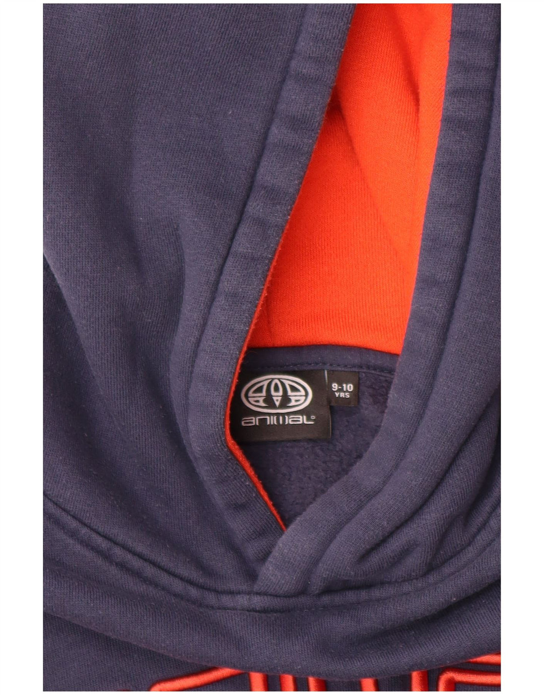 ANIMAL majica s kapuljačom s kapuljačom za dječake 9-10 godina, tamnoplavi pamuk