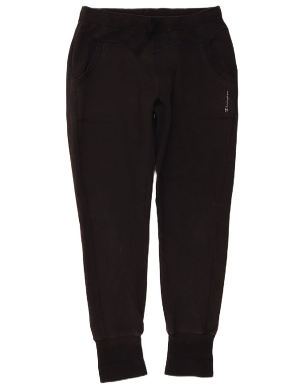 CHAMPION Womens Heritage Fit Tracksuit Trousers Joggers UK 14 Large  Black