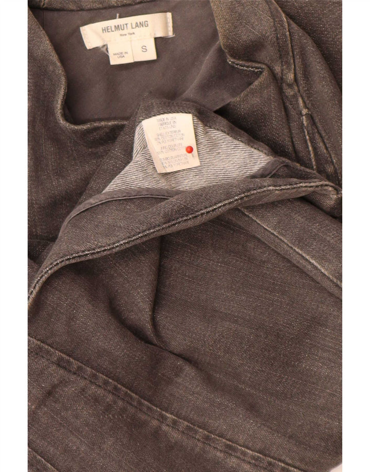Helmut Lang Ženska asimetrična biciklistička jakna UK 10 Small Grey Colourblock