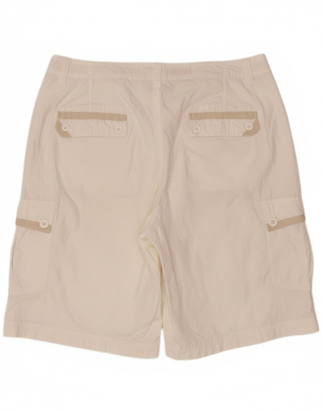 DIADORA Mens Cargo Shorts IT 46 Small W36  White