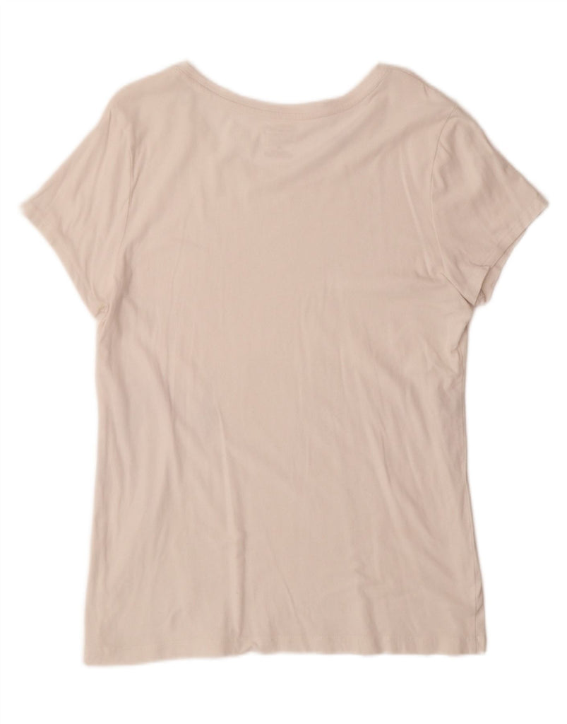 BANANA REPUBLIC Womens T-Shirt Top UK 16 Large White Cotton Vintage Banana Republic and Second-Hand Banana Republic from Messina Hembry 