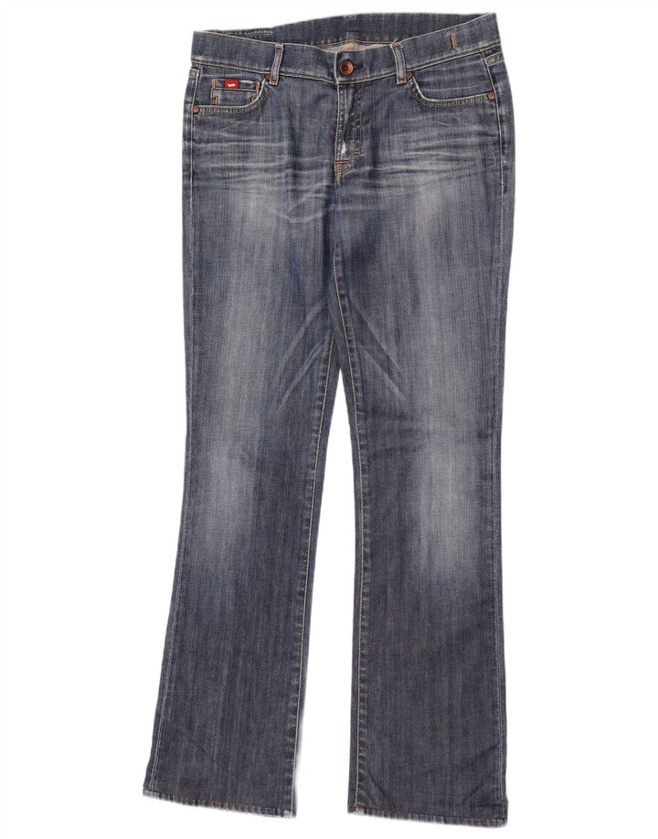 Ženske traperice Gas Bootcut W30 L32 Plavi pamuk
