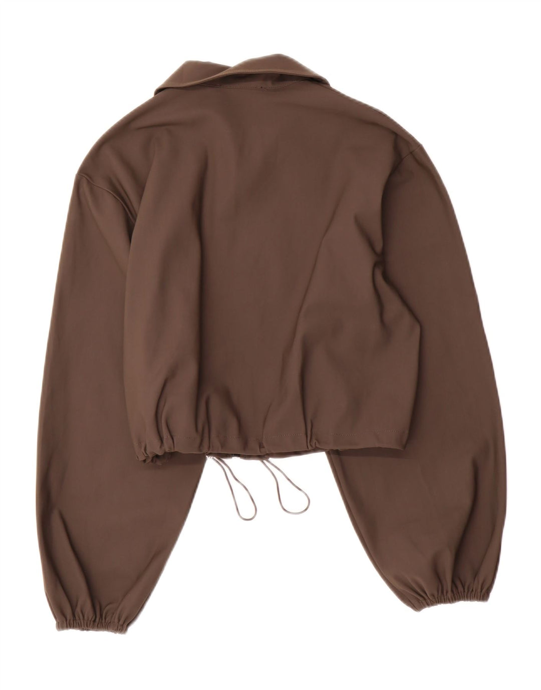 Zara ženska bomber jakna UK 10 Mala smeđa poliamid