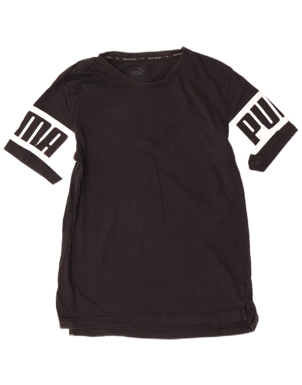 Puma muška majica s grafičkim motivima srednje crna