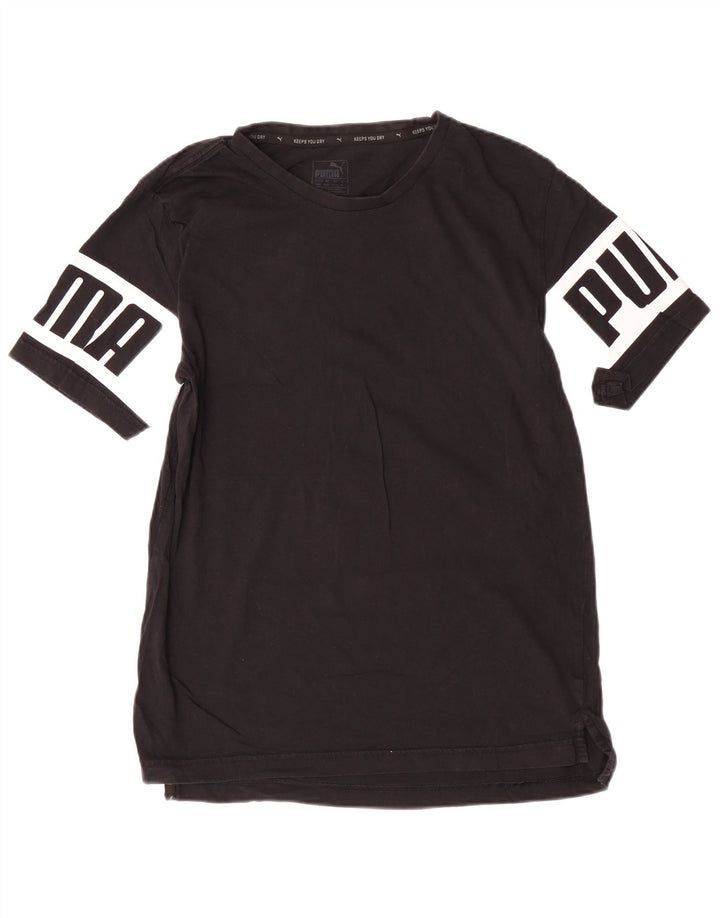 Puma muška majica s grafičkim motivima srednje crna