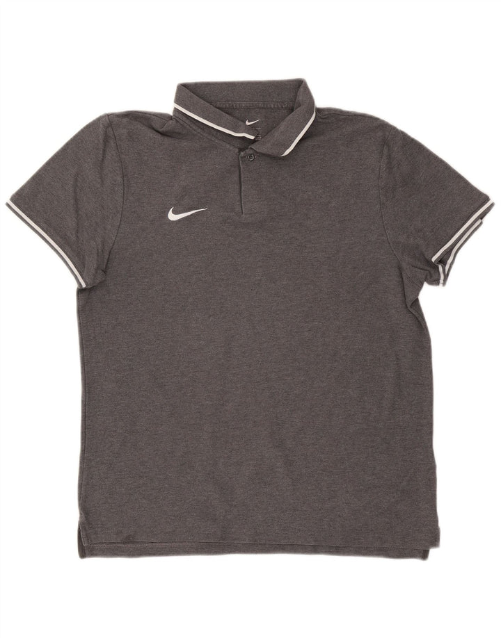 Nike muška polo majica Large Grey Cotton