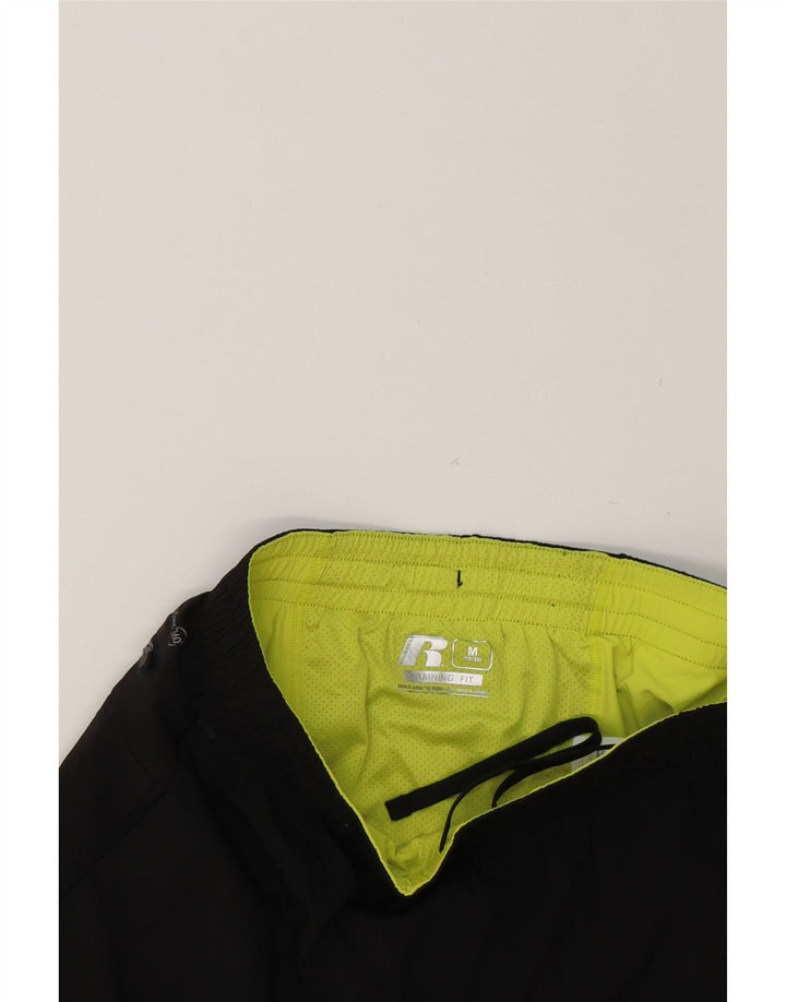 RUSSELL ATHLETIC Mens Training Sport Shorts Medium Black Polyester Vintage Russell Athletic and Second-Hand Russell Athletic from Messina Hembry 