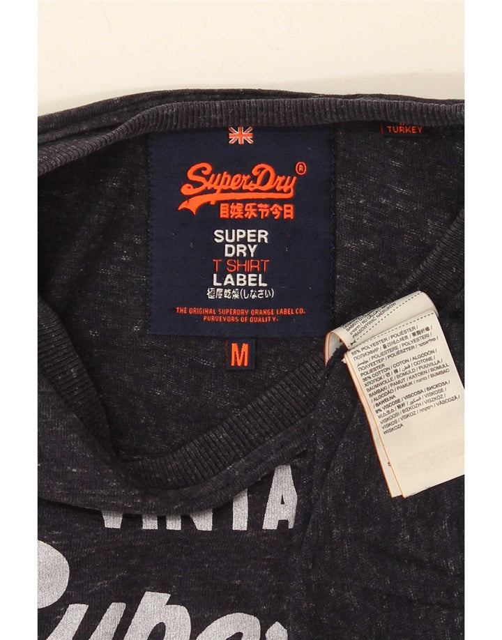 Superdry muška majica kratkih rukava Regular Graphic, srednje tamnoplavi flekasti pamuk