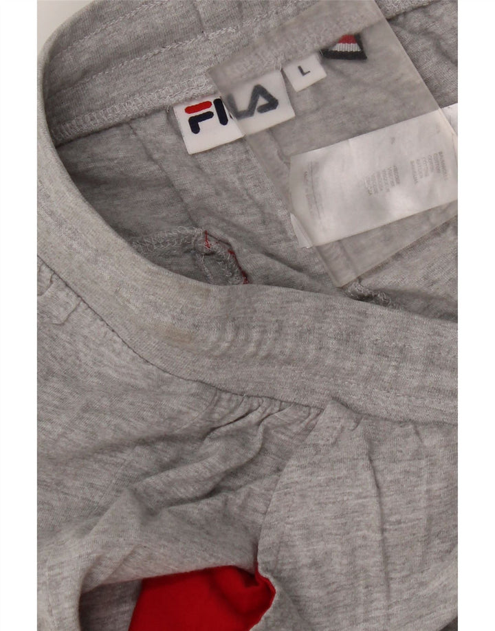 Fila Muška trenirka Hlače Joggers Large Grey Pamuk