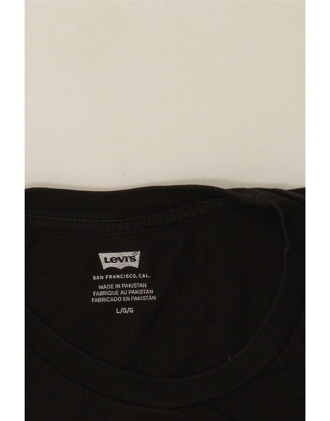 Levi's muška velika crna majica s grafičkim motivima