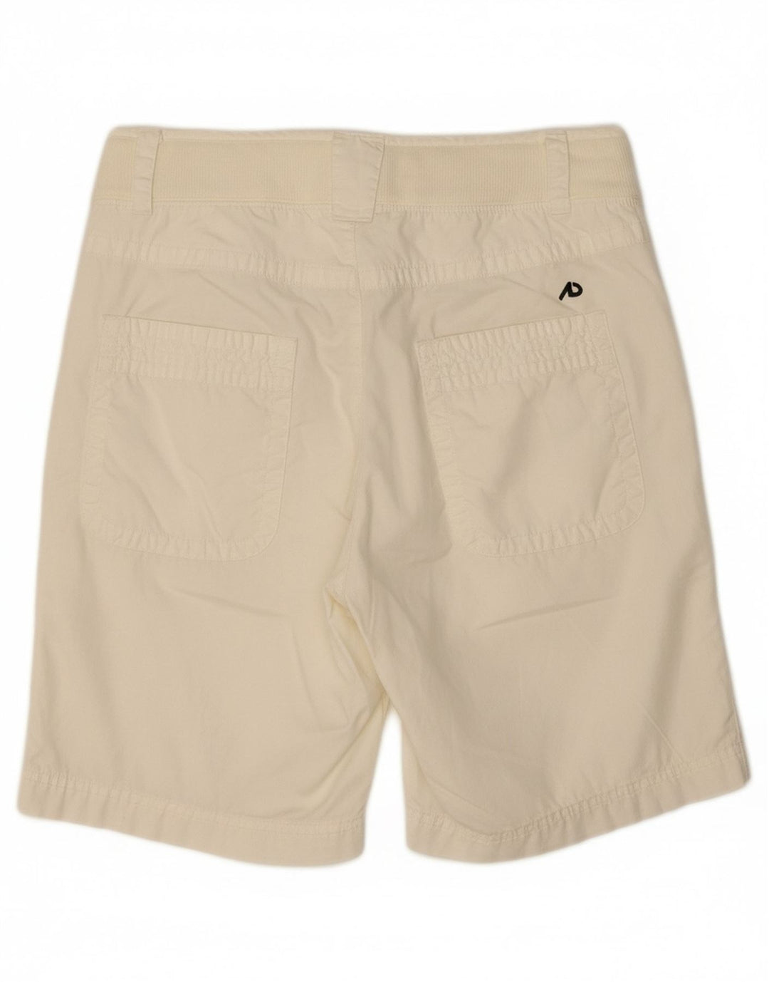 NIKE Womens Casual Shorts UK 12 Medium W32 White Cotton