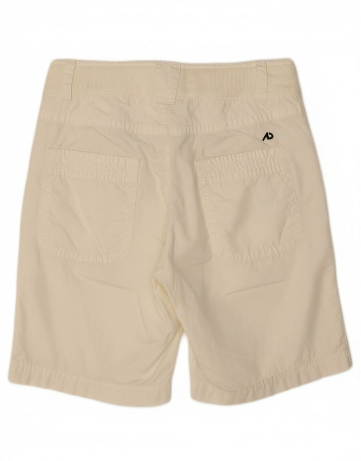 NIKE Womens Casual Shorts UK 12 Medium W32 White Cotton