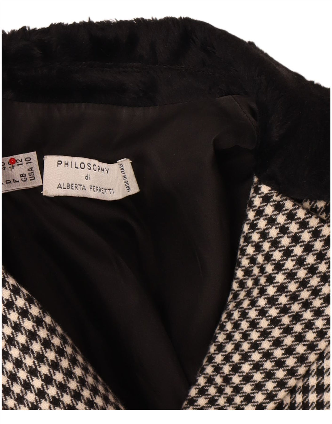 PHILOSOPHY DI ALBERTA FERRETTI Ženska jakna sako UK 12 srednje crna