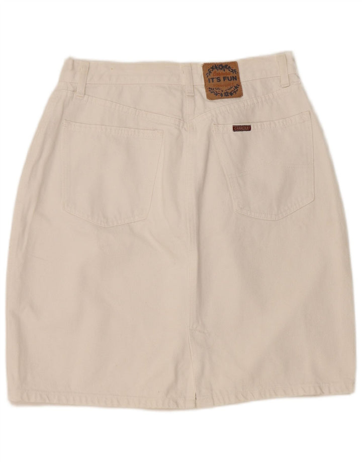 CARRERA ženska traper suknja IT 42 srednje W32 bijeli pamuk