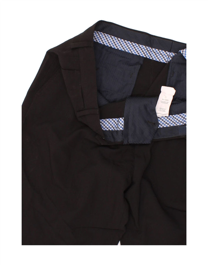 NAUTICA Mens Slim Suit Trousers W38 L32 Black Polyester Vintage Nautica and Second-Hand Nautica from Messina Hembry 