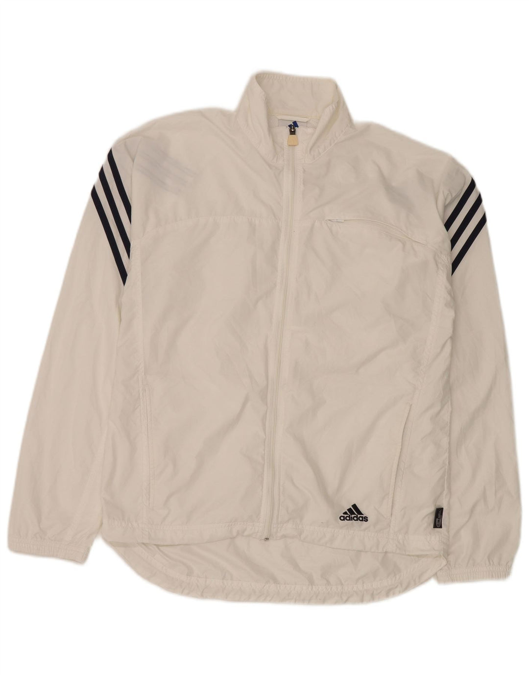 Adidas muška gornja jakna trenirke mala bijela poliester