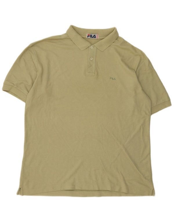 Fila muška polo majica standardnog kroja IT 54 XL kaki pamuk