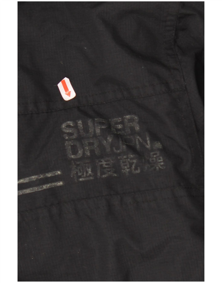 SUPERDRY muška vjetrovka jakna UK 40 veliki crni najlon