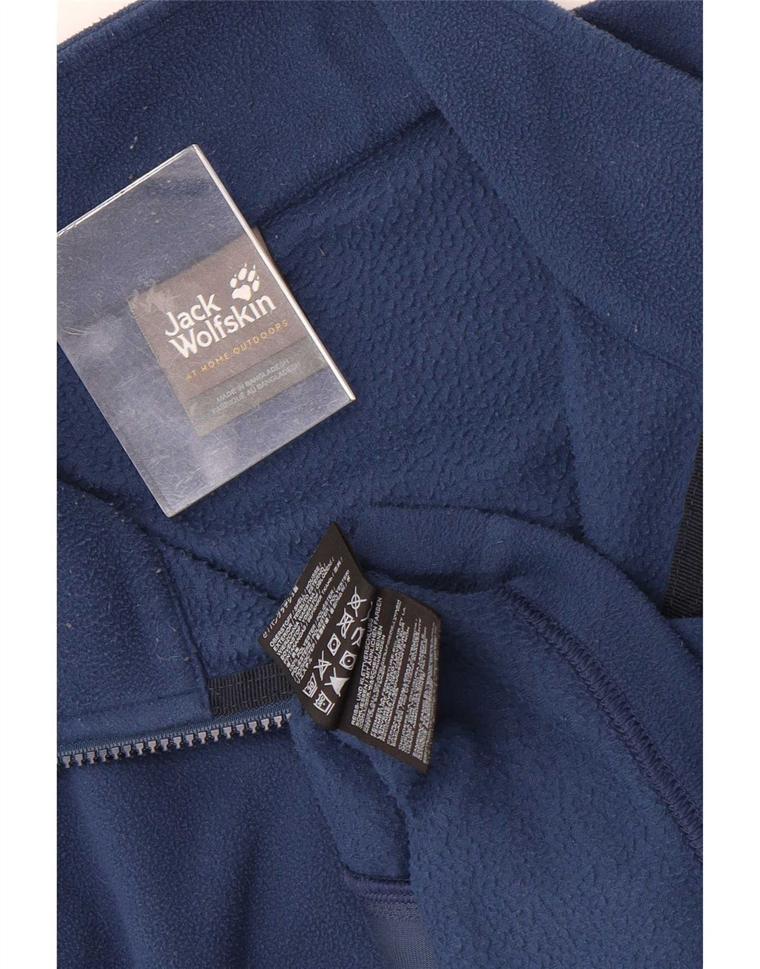 Jack Wolfskin muška flis jakna UK 42 veliki plavi poliester