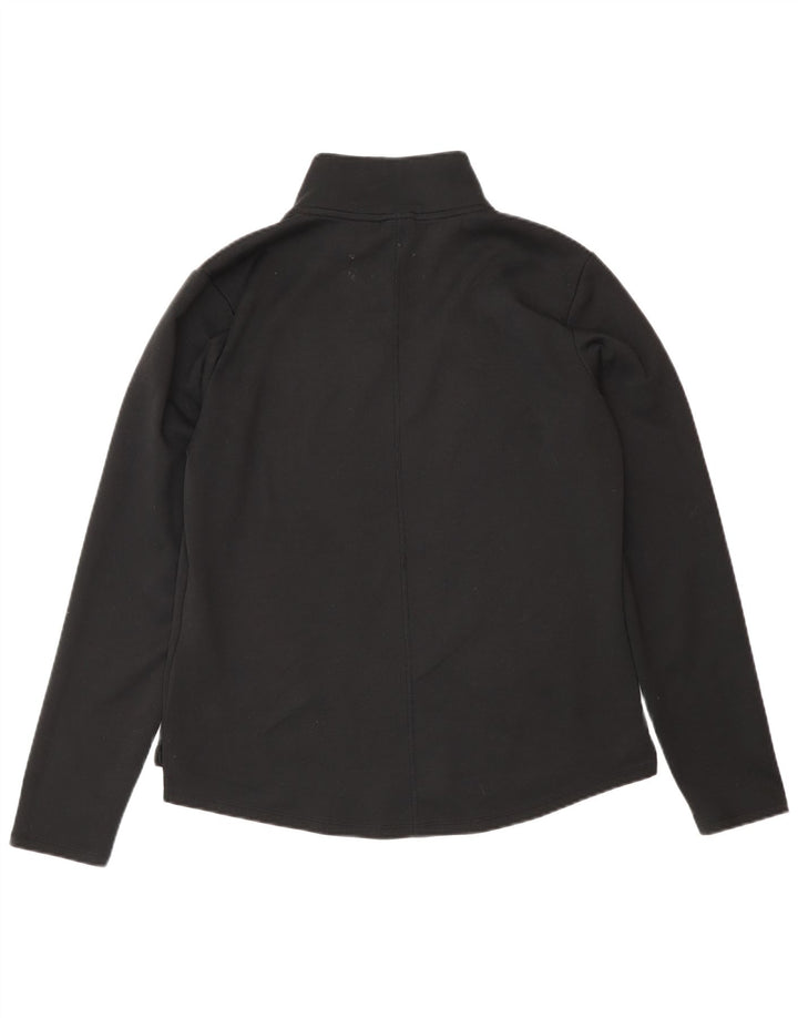 Nike ženska trenirka Therma-Fit zip izrez UK 14 srednje crna