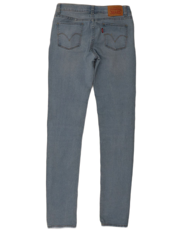 Levi's Girls 711 uske traperice 13-14 godina W28 L29 plavi pamuk