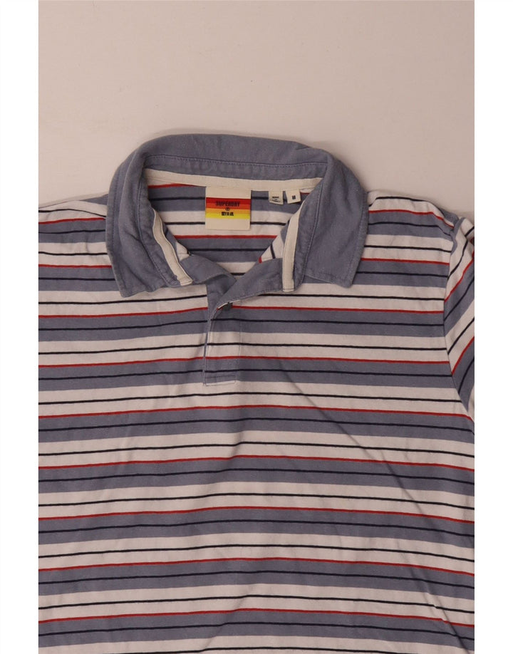 Superdry muška polo majica srednje plave pamučne pruge
