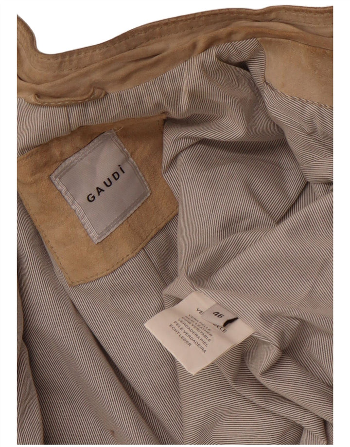 GAUDI ženska bomber jakna od brušene kože IT 46 velika bež koža