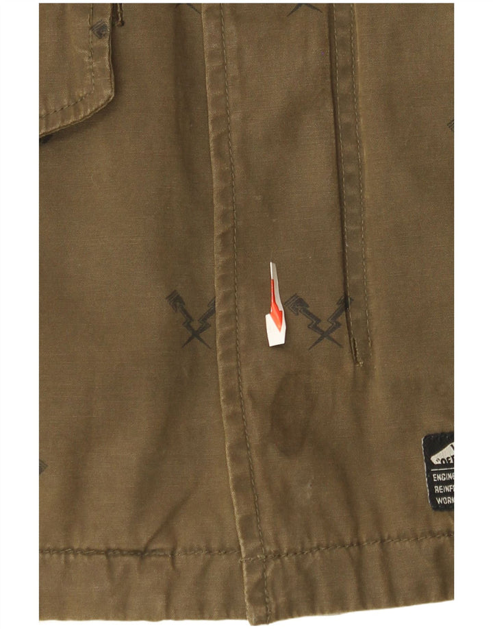 Vans muška pomoćna jakna s kapuljačom UK 38, srednje geometrijske boje kaki