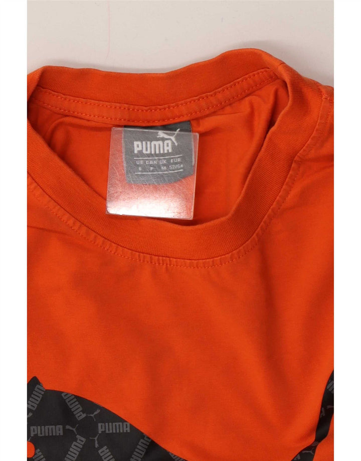 Puma muška majica s grafičkim motivima srednje narančasta