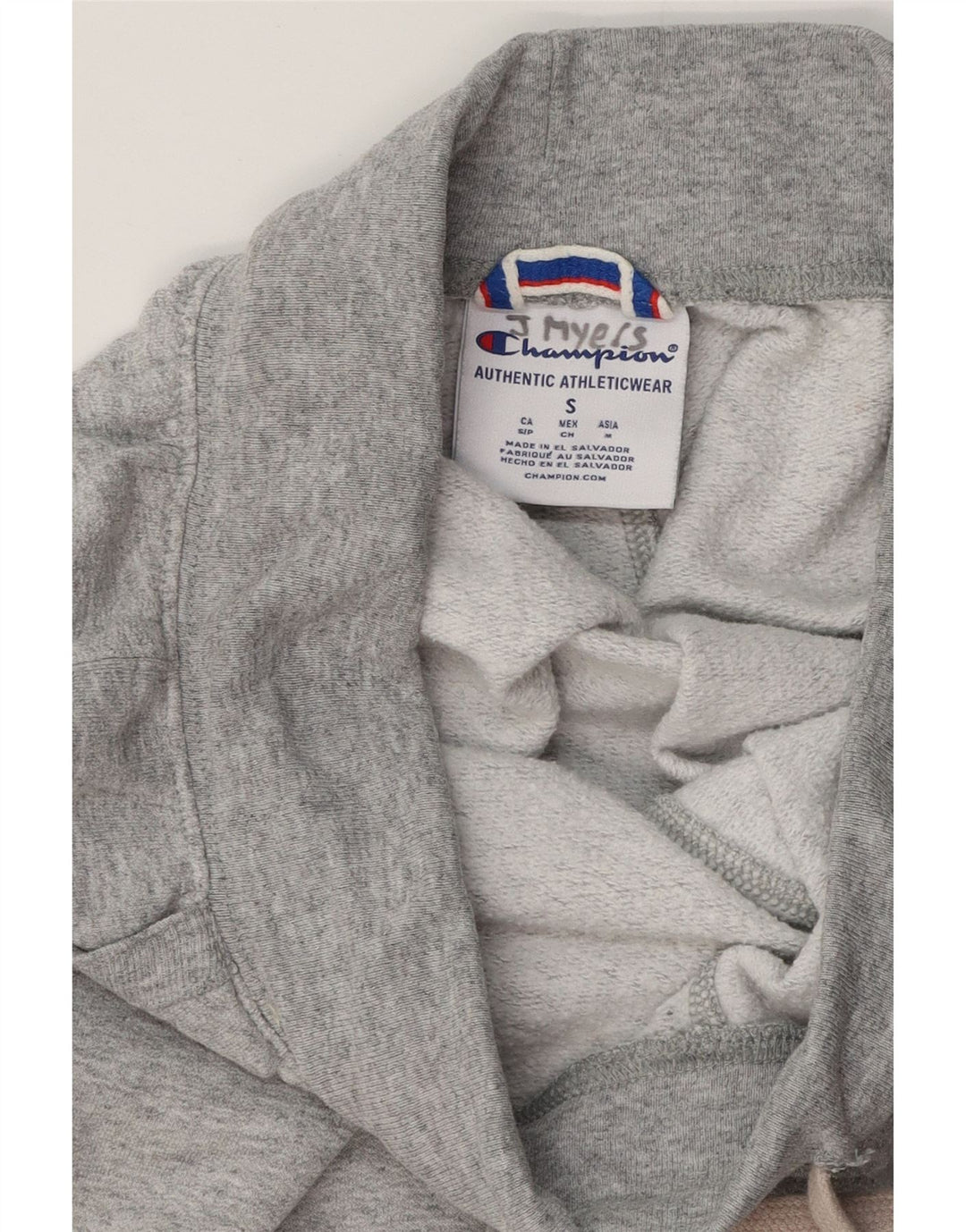 CHAMPION Muške trenirke s grafičkim motivima, hlače za trčanje, mali sivi flekasti pamuk