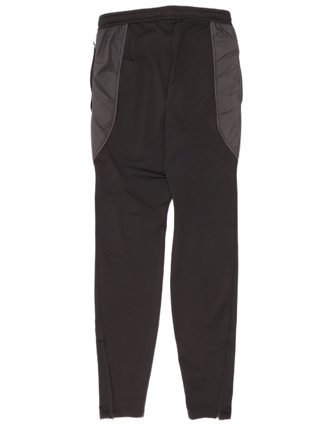 Nike muške Dri Fit hlače za trenirku male crne poliesterske boje