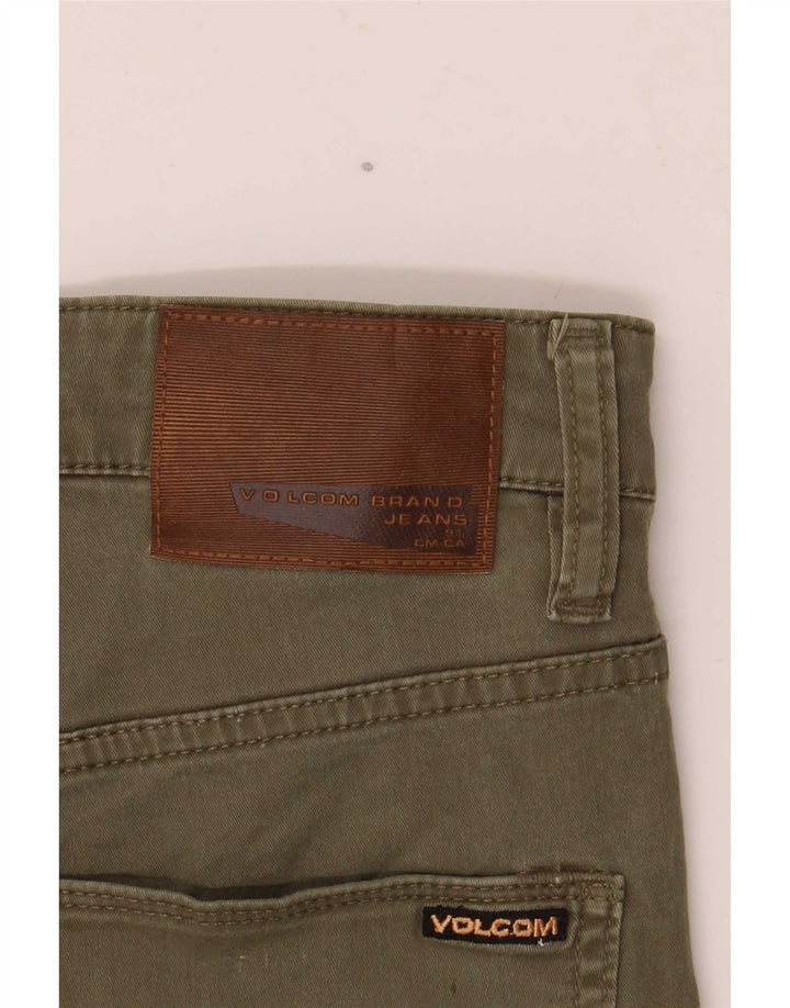Volcom muške kratke traper hlače Solver W30, srednji kaki pamuk