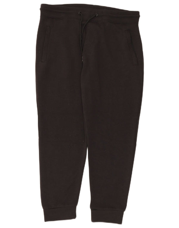 ZARA Ženska trenirka Hlače Joggers UK 14 Veliki crni poliester