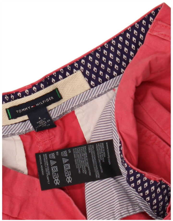 TOMMY HILFIGER Ženske chino kratke hlače US 4 male W30, ružičasti pamuk