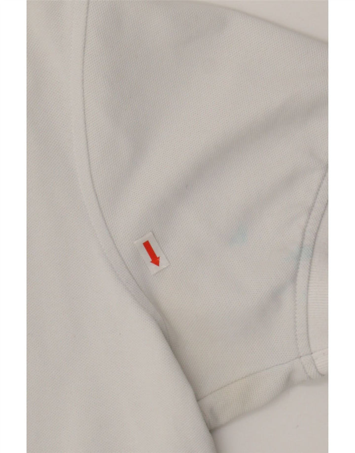 TRUSSARDI Mens Polo Shirt XL White Cotton Vintage Trussardi and Second-Hand Trussardi from Messina Hembry 
