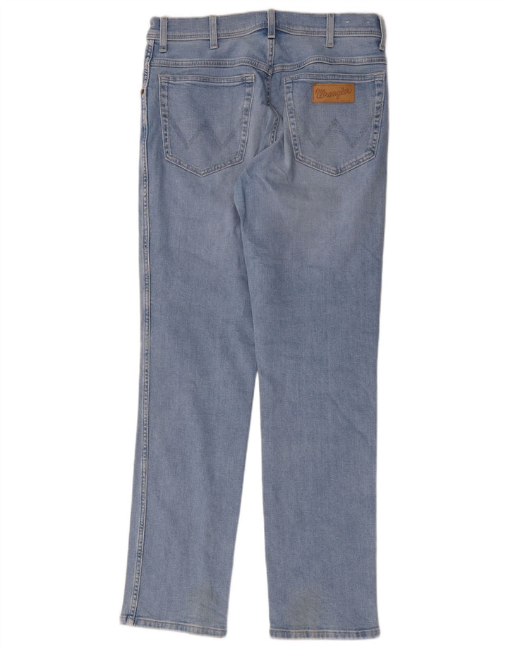 Wrangler Muške Texas Slim Jeans W33 L32 Plavi pamuk