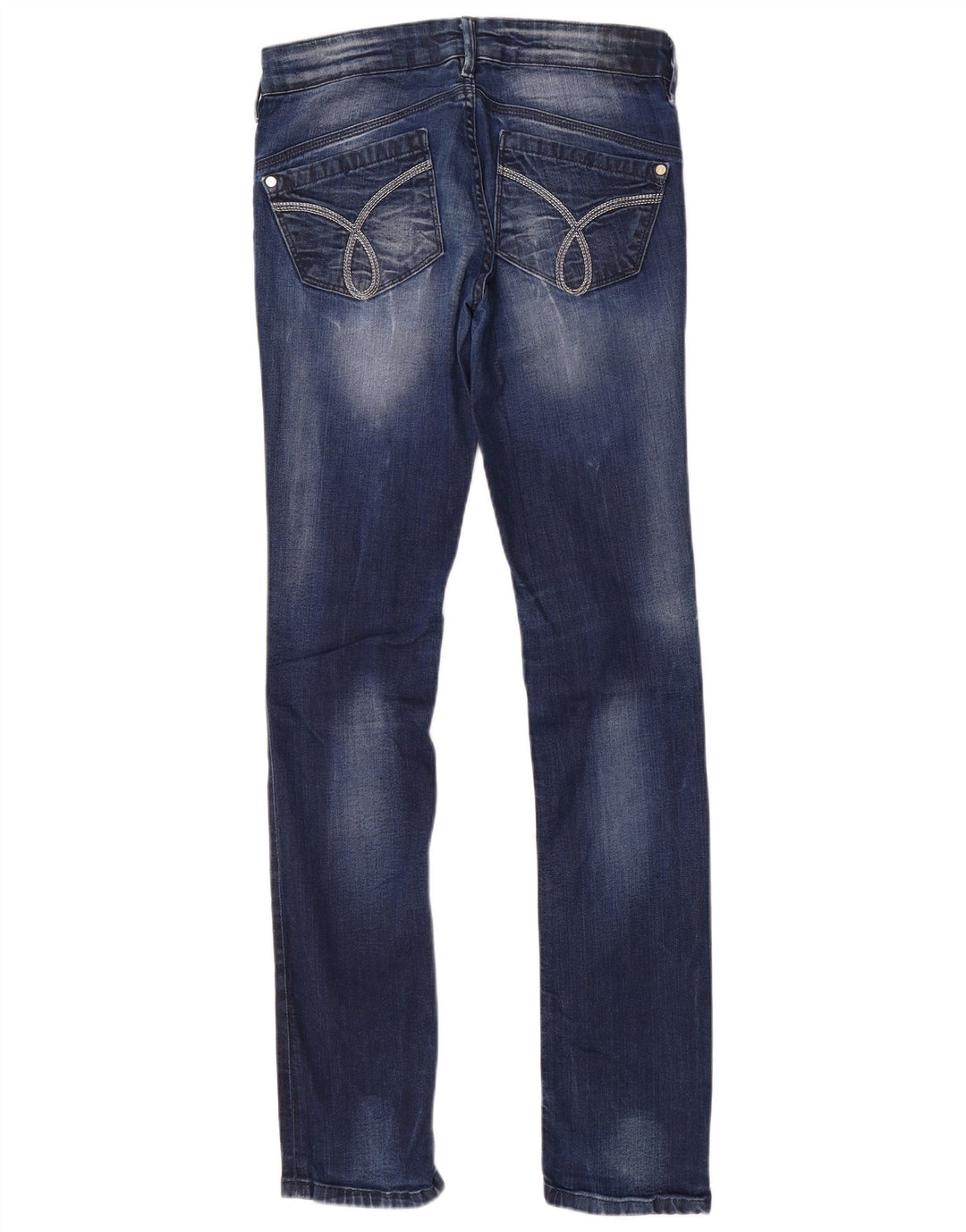 CALVIN KLEIN Ženske uske traperice uz tijelo W28 L33 plavi pamuk