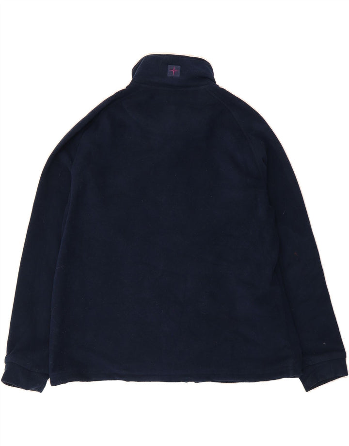 MOUNTAIN WAREHOUSE Womens Fleece Jacket UK 18 XL Navy Blue Polyester Vintage Mountain Warehouse and Second-Hand Mountain Warehouse from Messina Hembry 