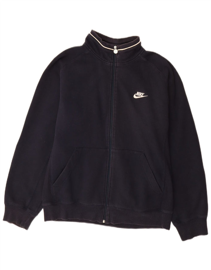 Nike muška gornja jakna za trenirku UK 38/40 srednje tamnoplavi pamuk