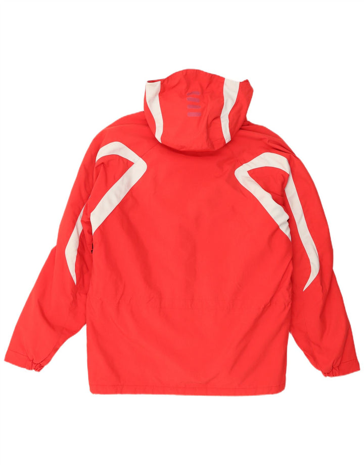 Fila muška skijaška jakna s kapuljačom UK 38 srednje crvene boje, najlon