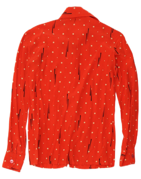 Pancaldi & B ženska košulja bluza US 00 2XS crvena na točkice