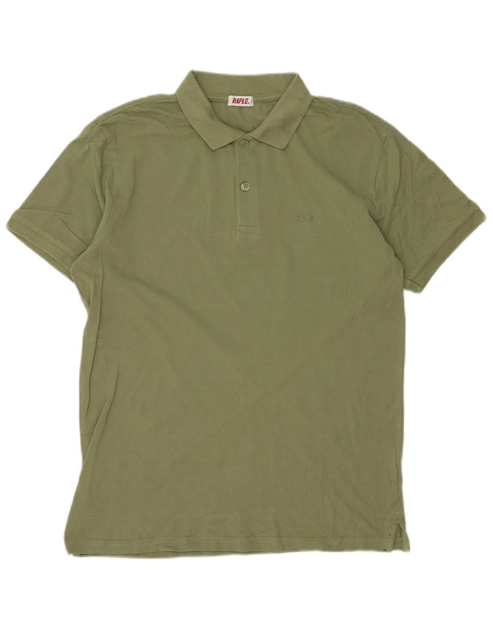 Rifle muška polo majica velika zelena pamuk