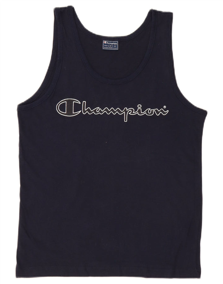 Champion, mali gornji dio prsluka s grafičkim motivima, tamnoplavi pamuk