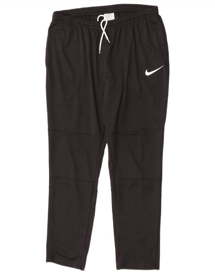 Nike muške hlače za trenirku Dri Fit XL, crni poliester
