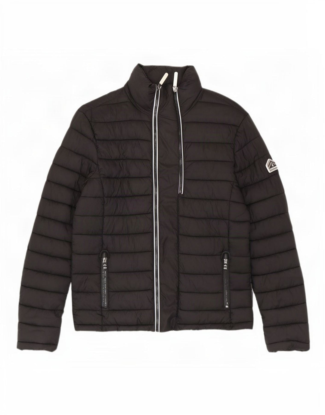 Superdry muška podstavljena jakna UK 38 srednje crni najlon