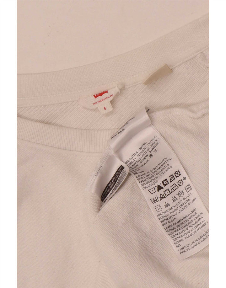 Levi's muški džemper s grafičkim motivima, mali bijeli pamuk