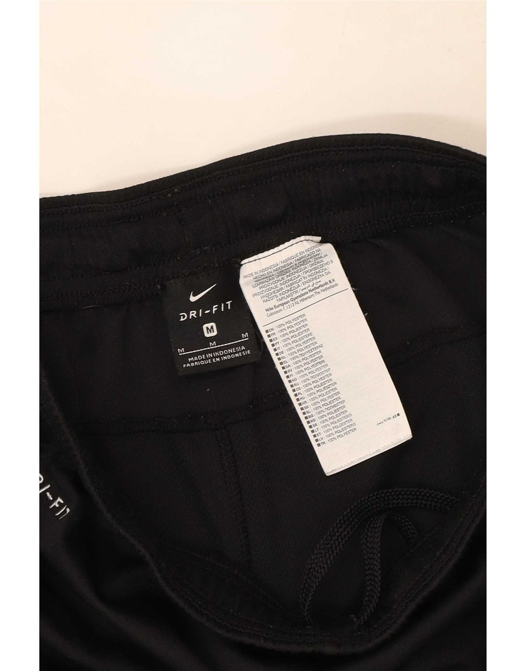 Nike muške Dri Fit sportske kratke hlače srednje crne boje od poliestera