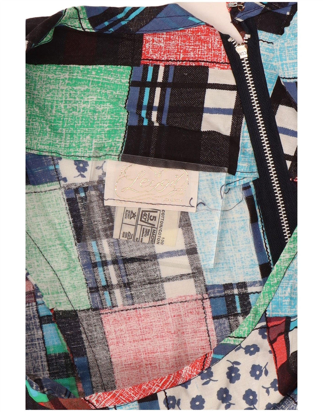 Leygil ženska haljina A-kroja bez rukava UK 18 XL Raznobojni patchwork