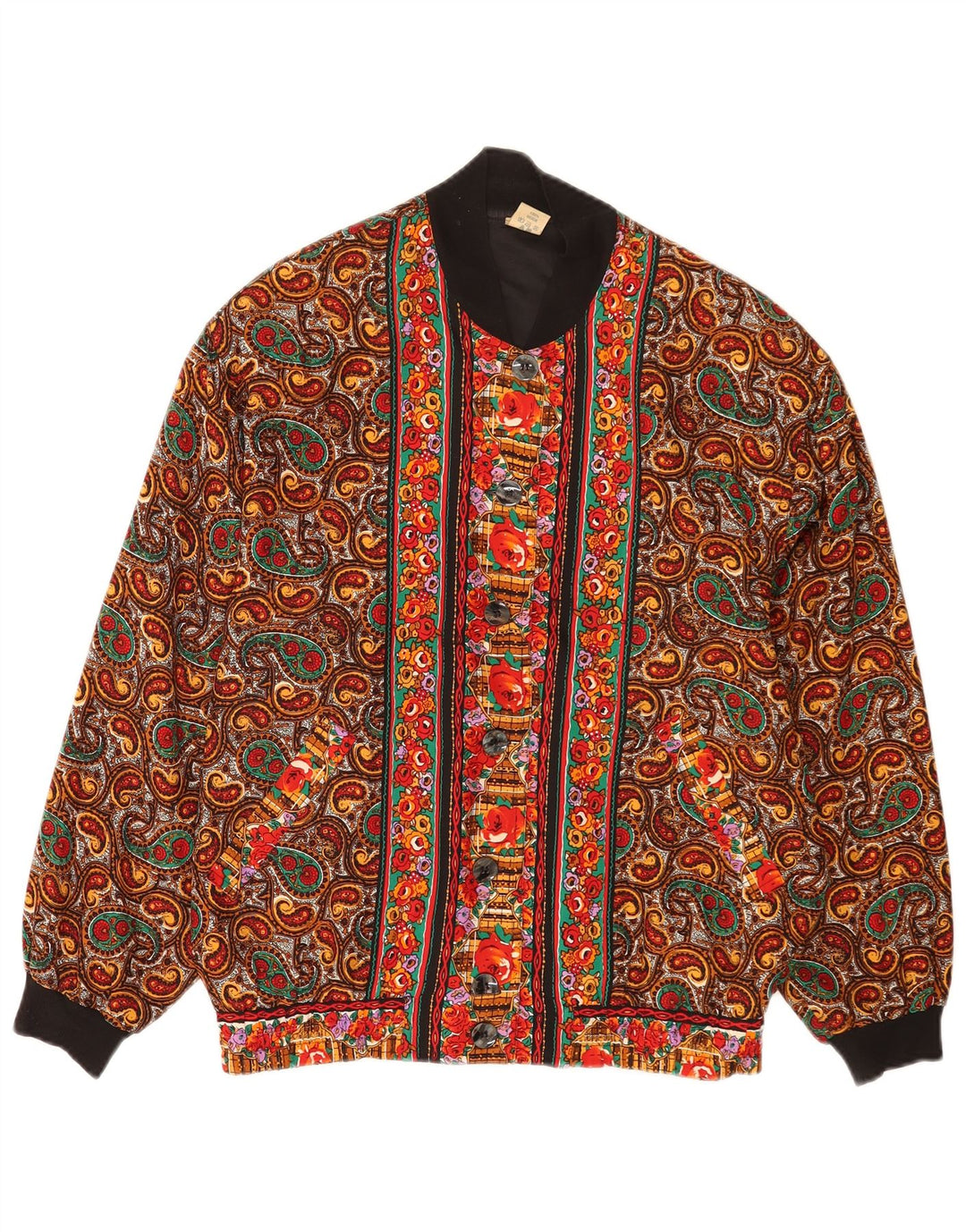 Astor ženska prevelika bomber jakna EU 36/38 Mali raznobojni paisley